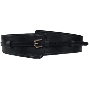 真皮宽腰带女腰封时尚百搭装饰腰饰配裙子大衣毛衣衬衫纯牛皮皮带