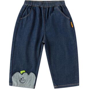 【balaOne】巴拉巴拉童装儿童长裤男童2026新款春装装宽松萝卜裤