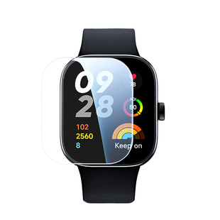 绿联适用小米手环9pro保护膜8pro红米watch6/5手表4保护膜钢化8pro贴膜高清全屏幕9pro手表redmi全包表盘软膜