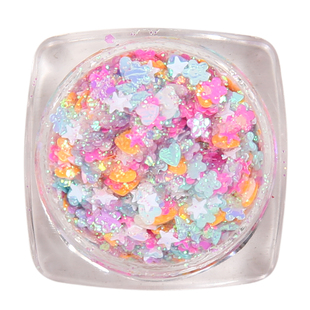 闪粉装饰仙女贴片美术画画亮晶晶舞台妆免胶水泪痣亮钻亮片啫喱膏