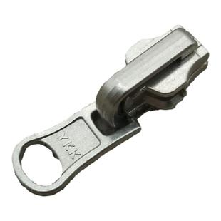 双面穿旋转YKK5号金属铜拉链专用拉头皮衣羽绒服外套棉大衣夹克衫