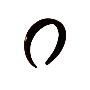 跨年新年法式丝绒金标发箍女宽边高颅顶气质头箍日常百搭洗脸头饰