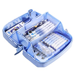 宇航员！大容量火山笔袋男孩子款2025新款文具盒一三五六年级小学生初中生铅笔盒男生款文具袋高颜值2024超火