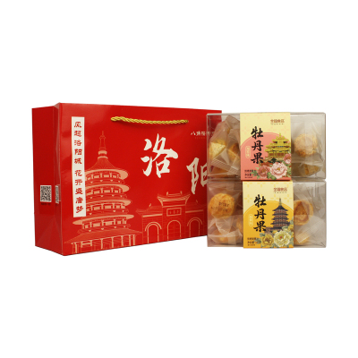 全福牡丹果洛阳特产牡丹酥零食品