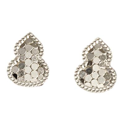 银奥999足银可爱女生耳钉