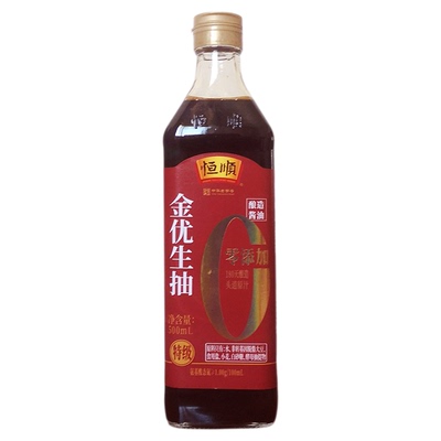 恒顺家用特级生抽酱油