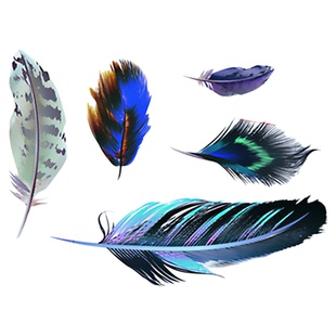 汽车贴纸划痕遮挡遮盖电动车装饰车贴疤痕贴车身羽毛贴花创意个性