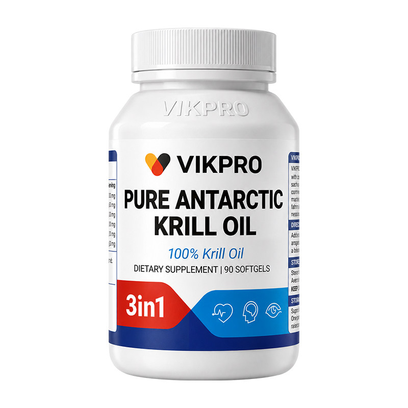 德国VIKpro南极磷虾油90粒中老年