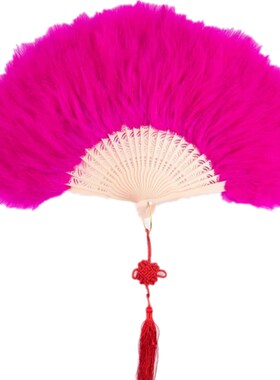 旗袍走秀羽毛扇舞蹈复古怀旧仙气