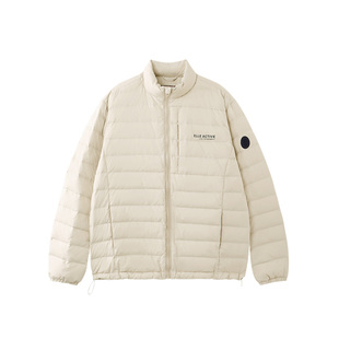 ELLE ACTIVE男装轻盈立领户外羽绒服25年冬款防风保暖白鸭绒外套