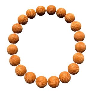 高品质拉丝猴头手串男款盘玩原生态小尺寸核桃原籽雕刻圆珠橄榄核