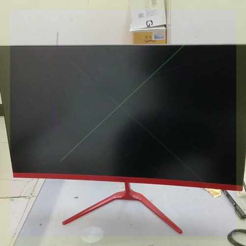 售前询价松人cooyes R240 24寸液晶显示器，红黑底座，接口