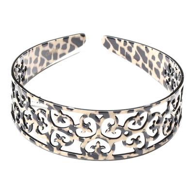 佩妮chaplet三叶草宽版发箍水钻