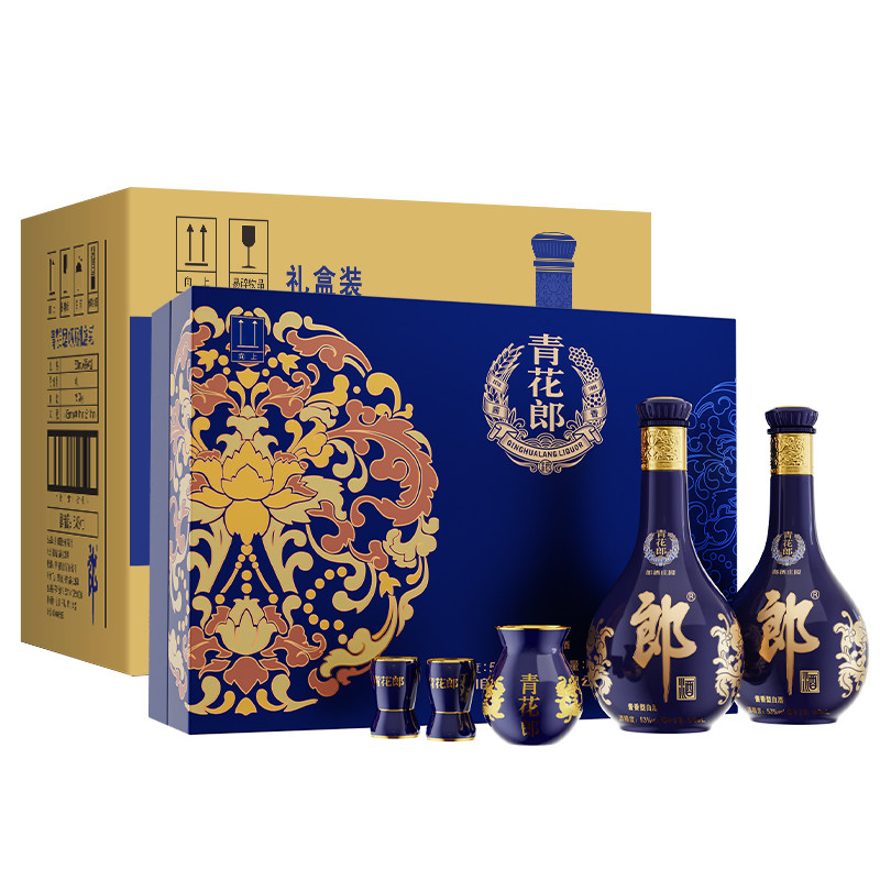 郎酒青花郎双礼整箱酱香型53度