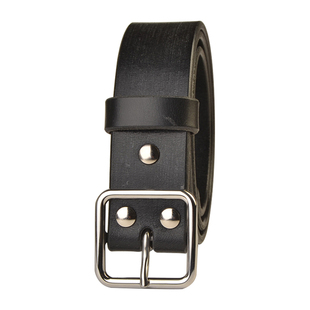 男士英国马缰革透染浸蜡整张头层牛皮植鞣革不锈钢扣头高档腰带38