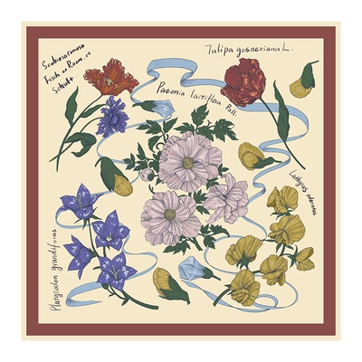 方巾真丝CARELESSLY原创女春夏