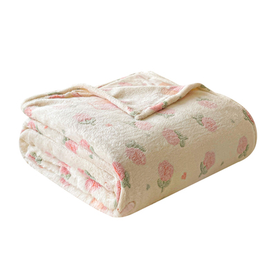 【A类母婴级】雪花绒毛毯午睡