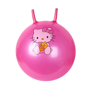 幼儿园羊角球儿童跳跳球蹦蹦球大号小号加厚健身球充气户外玩具