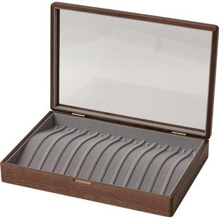 梵瀚 实木项链收纳盒防打结专用珍珠吊坠首饰展示脚链手链收纳盒