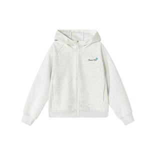 笛莎官方旗舰童装女童外套春季新款大童女孩儿童缤纷彩点拉链上衣