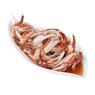 深海醉蟹钳梭子蟹脚传统泡制醉螃蟹腿大蟹钳宁波特产海鲜即食700g