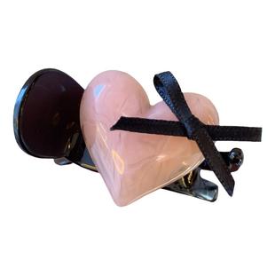 好甜美!实用不塌!韩版爱心高马尾发夹丸子头盘发固定抓夹头饰女