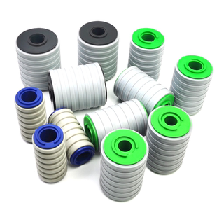 橡胶静音托轮托辊输送线防静电链板线包胶回路支撑轮传送带软拖轮