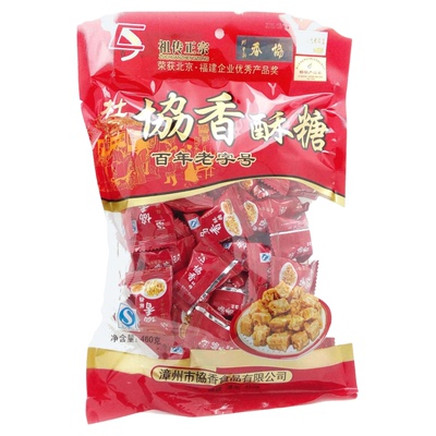 喜糖杜浔协香茶食品460g花生酥糖