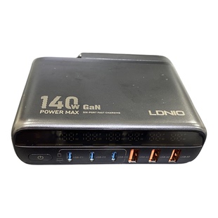 LDNIO氮化镓140W超级快充头PD100W笔记本电脑适配器6件套装组合QC30W手机闪充头type-c/USB-C双面插口充电器