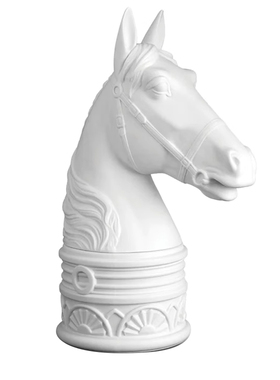 L'OBJET马头瓷质书立摆件