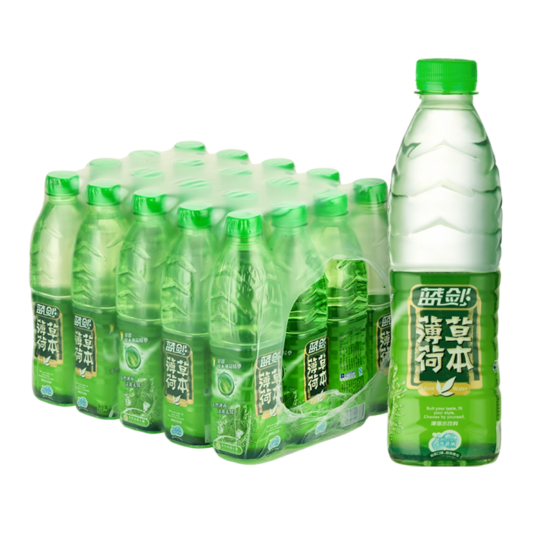 蓝剑薄荷水无汽0脂天然草本饮料