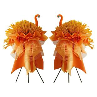 新款网红孔雀开屏大麦花篮花架店铺开业周年店庆活动门口装饰花篮