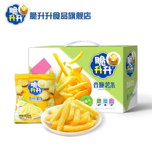 脆升升香脆薯条鲜切蜂蜜黄油薯条薯片零食脆生生送礼年货礼盒500g