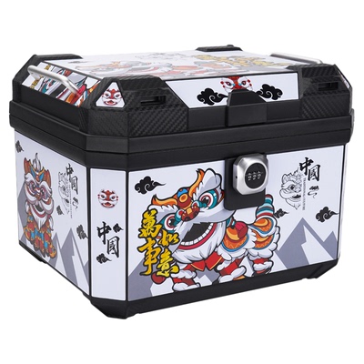 摩托车尾箱密码锁电动车后备箱防水大容量小牛九号踏板车外卖箱