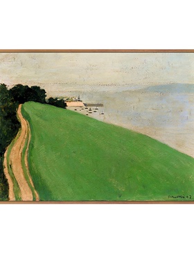 欧式单幅客厅麦田装饰画挂画名画