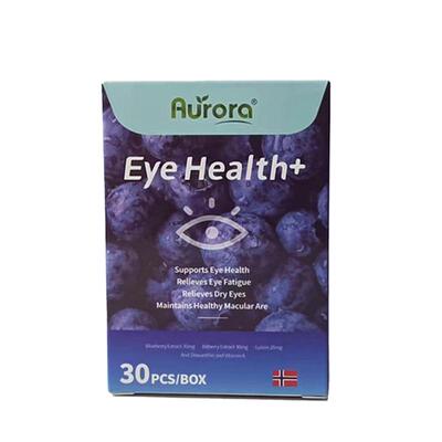 Aurora叶黄素蓝莓护眼片挪威进口