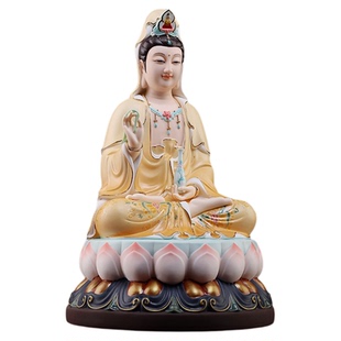 戴玉堂娑婆三圣全堂佛地藏王观音菩萨佛像摆件释迦摩尼佛供奉家用