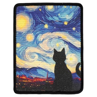 新西兰油画猫抓垫剑麻贴墙猫爪板耐抓不掉屑保护沙发猫咪玩具 X66
