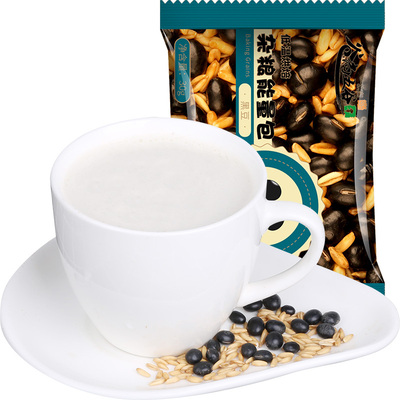 谷尚五谷现磨豆浆料包黑黄双豆