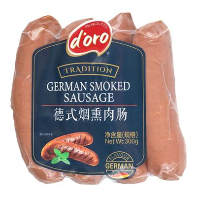 doro德式香肠罗勒图林根烤肠烟熏热狗早餐肠商用肉肠德国风味香肠