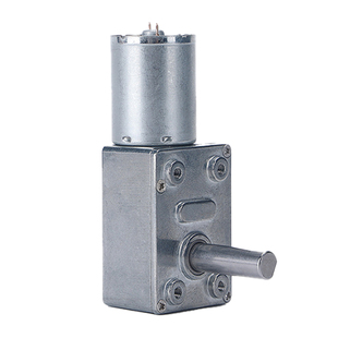 JGY370-8MM涡轮蜗杆减速电机 大扭力 自锁电机 12V24V6V 长轴马达