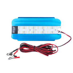 12vled灯防水夜市地摊灯碘钨灯庭院户外投光灯超亮建筑工地照明灯