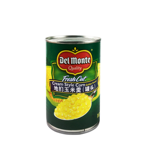 地扪玉米羹罐头开罐做披萨玉米烙