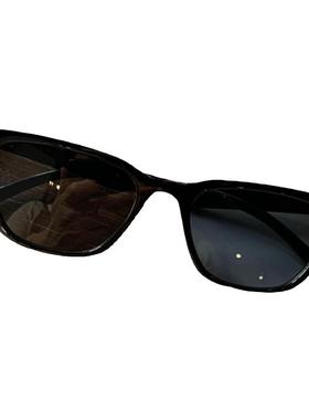 复古长方形蹦迪网红墨镜太阳镜