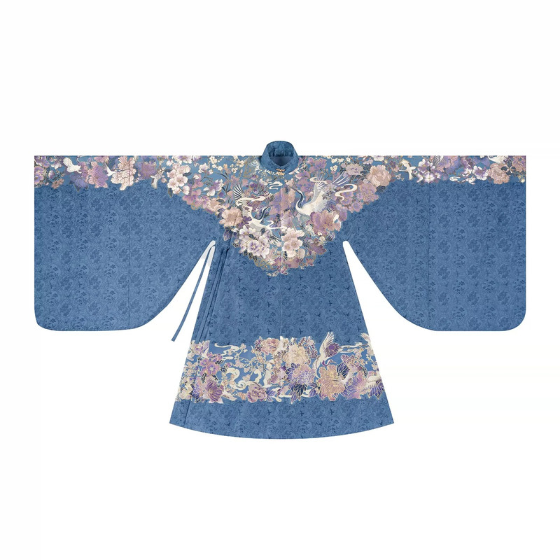 风间林【小游仙】原创明制传统汉服织金妆花长袄马面裙