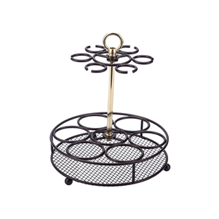 白酒杯架子置物架分酒器悬挂酒杯架一口杯杯架高档子弹杯具收纳架