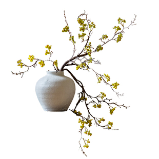 假花仿真花摆设轻奢高端南蛇藤高级仿生花干花花束客厅侘寂风摆件