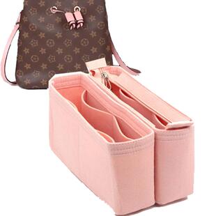 罗非鱼适用LV neonoe内胆包化妆包内衬拉链水桶包撑包中包收纳包