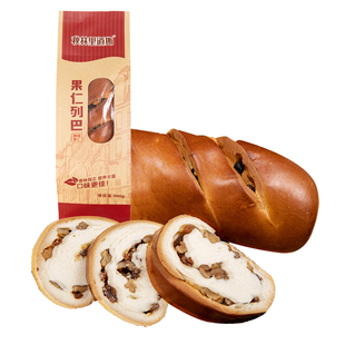 哈尔滨秋林果仁小列巴面包开袋即食早餐零食手撕面包俄式风味糕点