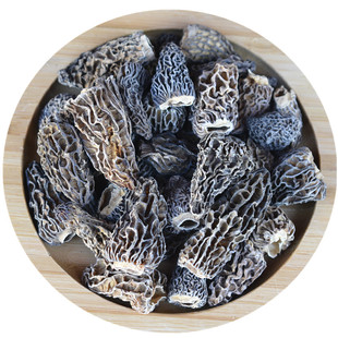 纯正野生羊肚菌精选干货云南特产菌菇全剪柄3到5公分品质保证15克